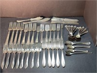 Assorted Silver Plate and other flatware