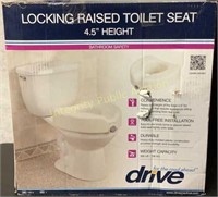 Locking Raised Toilet Seat 4.5” H