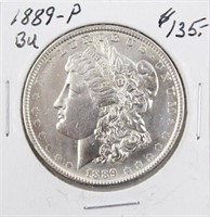 1889-P BU Morgan Silver Dollar Coin