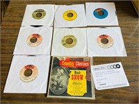 collection of vintage 45"s