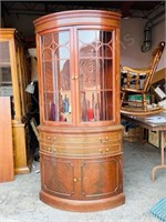 full size vintage corner cabinet