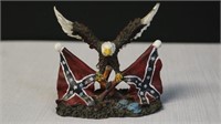 Small Eagle Rebel Flag Figure