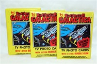 Topps Battlestar Galactica 1978 3 Unopened Packs
