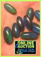 (5) Lot Vintage Long Oval Color Change Stone Cabs