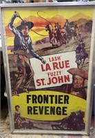 Vintage Western Movie Poster “Frontier Revenge”