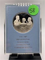 1986 PRESIDENTIAL STERLING SILVER INAUGURAL COIN