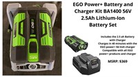 Go 56 Volt Arc Lithium Battery and Charger