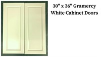 30" x 36" Gramercy
White Cabinet Doors