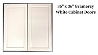 36" x 36" Gramercy
White Cabinet Doors