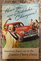 1939 Studebaker Dealership Champion Brochure