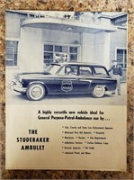 1955 Studebaker Ambulance Anbulet Brochure