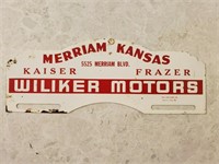 1950's Kaiser Frazer License Plate Topper