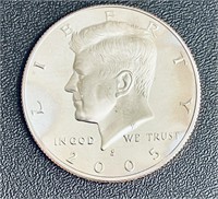 2005-S PROOF DCAM Kennedy Half Dollar Coin
