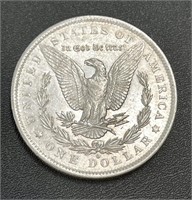1883 Morgan Silver  Dollar (A.U.)