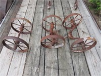 3-Metal Front Dolly wheels