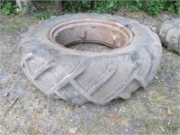 13-28 Tire on Rim