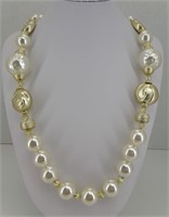 30" Large Pearl Necklace
