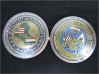 Original US Army Gulf War Challenge Coins