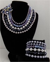 WHBM Multi-Strand Necklace & Bracelet