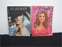 Pair of Vintage 1960's Playboy Magazines