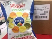 Chips 'Garden Veggie', Wavy, 142g x12, BB 02/22