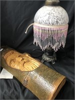 Wood Carving And Lamp