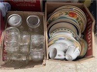 Plates,and Canning Jars