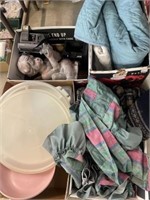 Tupperware, Linens, Polaroid Camera, Angel