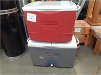 2 Rubbermaid Coolers (used)