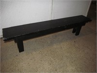 Wood bench, 68"