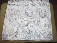 Cherub wall plaque