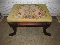 Needlepoint stool