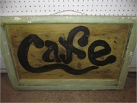 Cafe sign