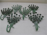 Group of floral wall hooks