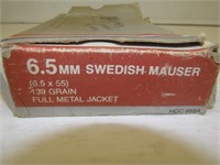 Hansen 6.5 mm Swedish Mauser 139 gr