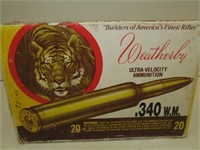 Weatherby 340 WM  20 rounds