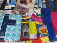 NEW OFFICE SUPPLIES, BOOKS, PAPER, NOTE BOOKS