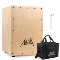 New Aklot 10” Cajon Drum Compact Acoustic Jam Cajo