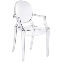 New Modway Philippe Starck Style Louis Ghost Chair