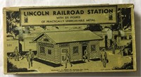 Lincoln Log Railroad Station Boxed.