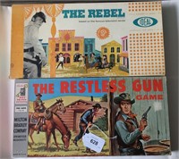 Western Board Game Lot of Two.