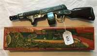 Boxed Battery Operated Foxhole Tommy Gun, Japan.