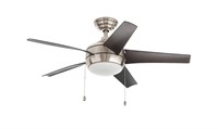 Home Decorators 44-inch Brushed Nickel Ceiling Fan
