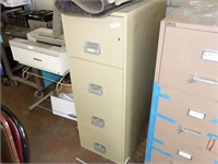 4 Drawer fire safe filing cabinet