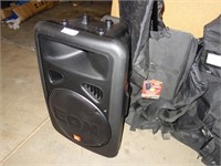 Powered subwoofer with bag