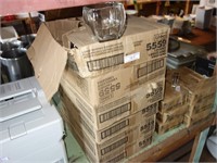 6 cases of Libbey Large taper square Votives