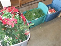2 Containers of holiday Décor