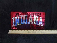INDIANA LIENCSE PLATE