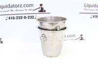 2 STAINLESS STEEL CHAMPAGNE BUCKETS