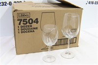 BOX OF MIXED WINE GLASSES